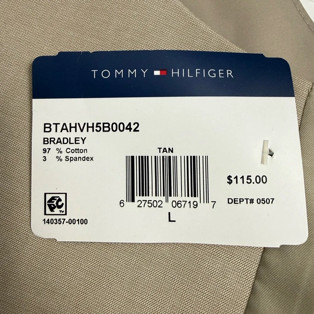 Tommy Hilfiger Men's Modern-Fit TH Flex Stretch Chambray Vest, Size LARGE‎